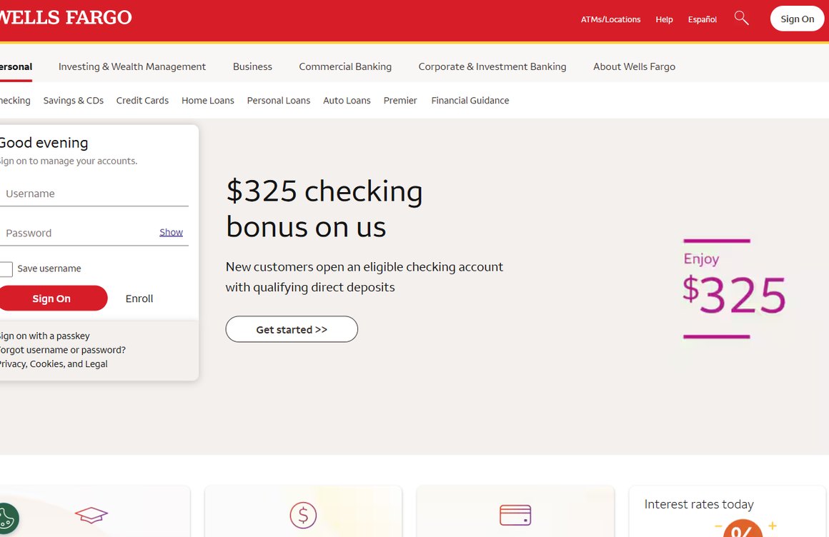 Wells Fargo – wellsfargo.com