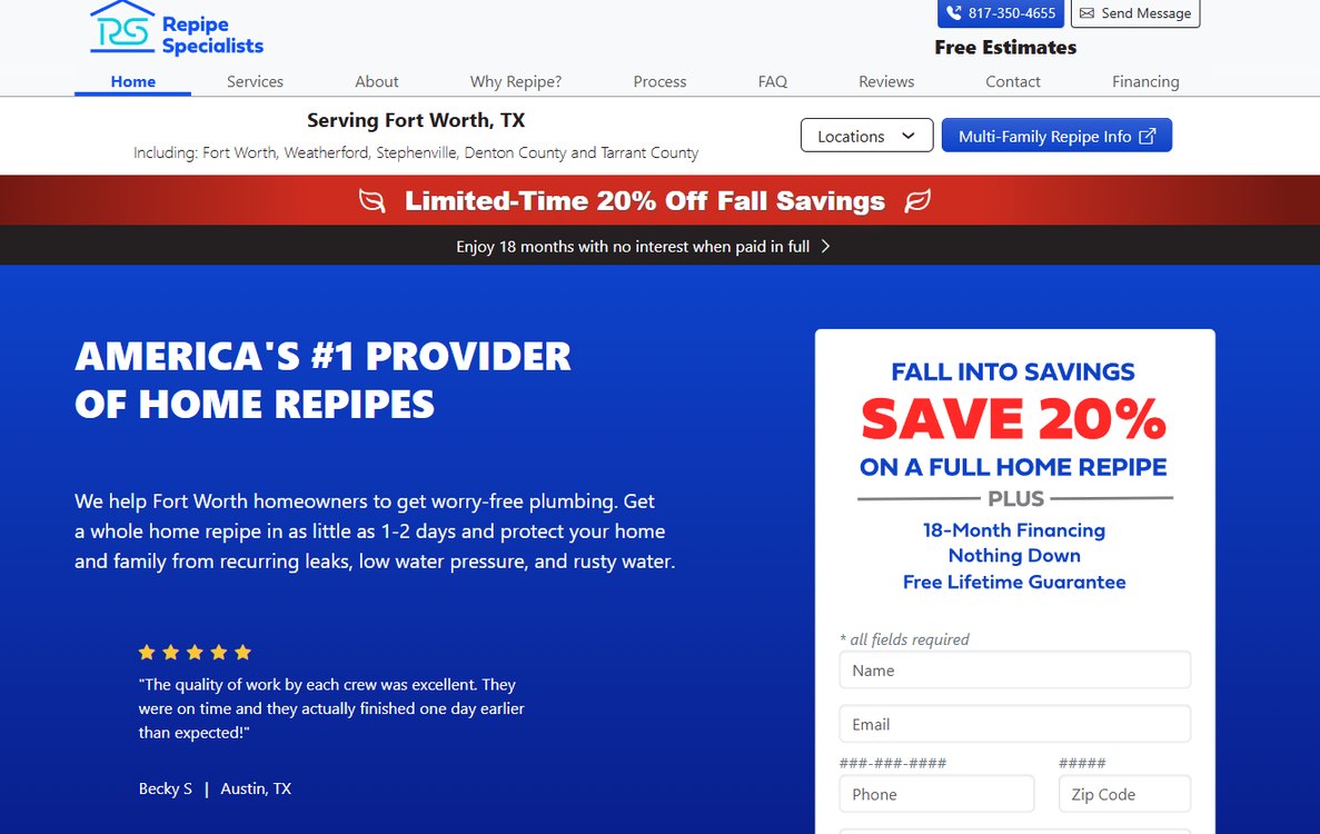 Fort Worth Repipe – fort-worth.repipe.com