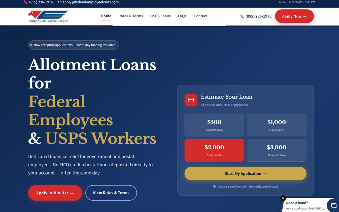 Federal Employee Loans – federalemployeeloans.com